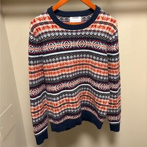 Old Navy So Soft Cotton Blend Patterned Men's Sweater Small